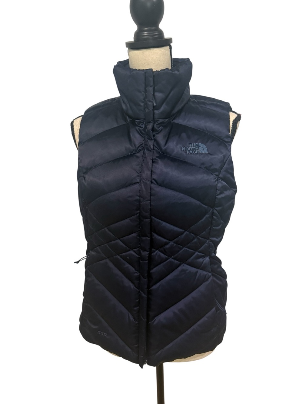 The North Face Goose Down Puffer Vest Sz Small Navy